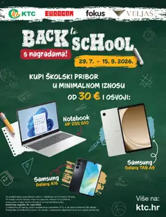 KTC - Katalog sve za školu - Pregled kataloga iz trgovine KTC, vrijedi od 29.07.2026 | Stranica: 20 | Proizvodi: Notebook