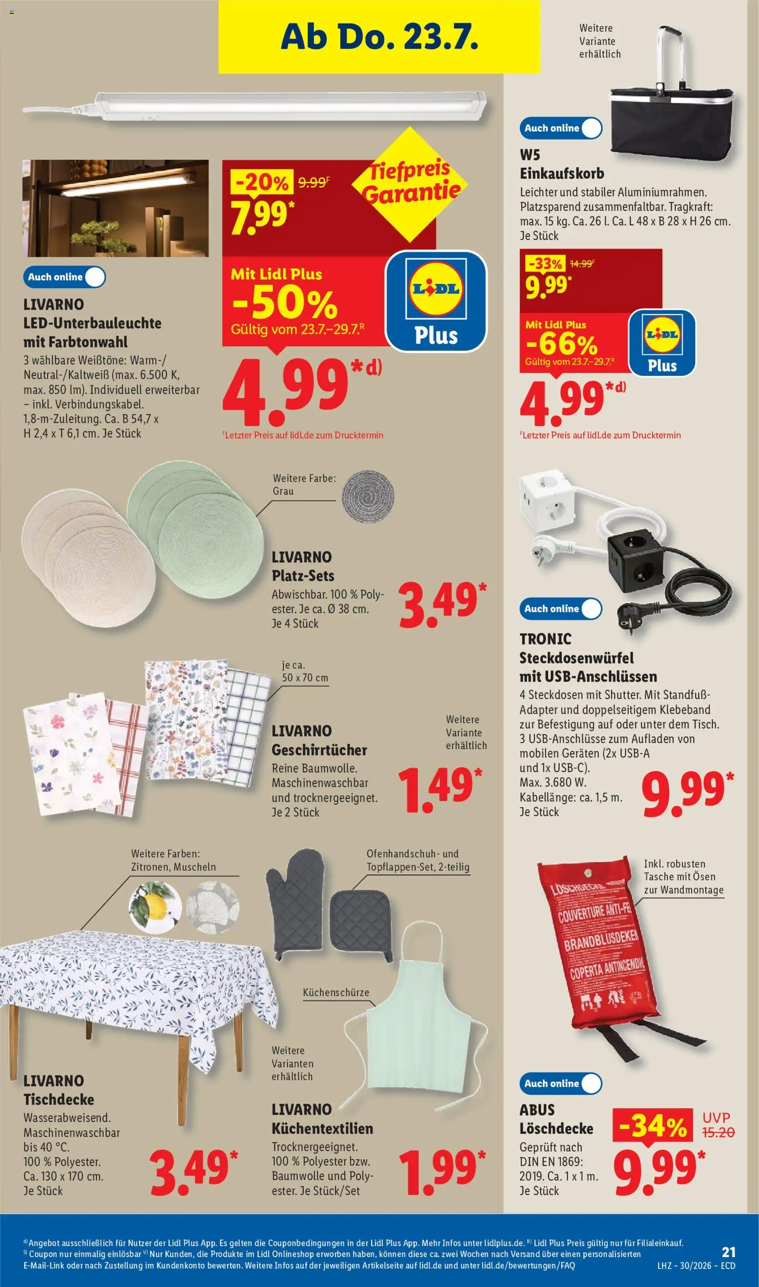 Lidl Německo leták od 20.07.2026 | Strana: 45 | Produkty: Adaptér