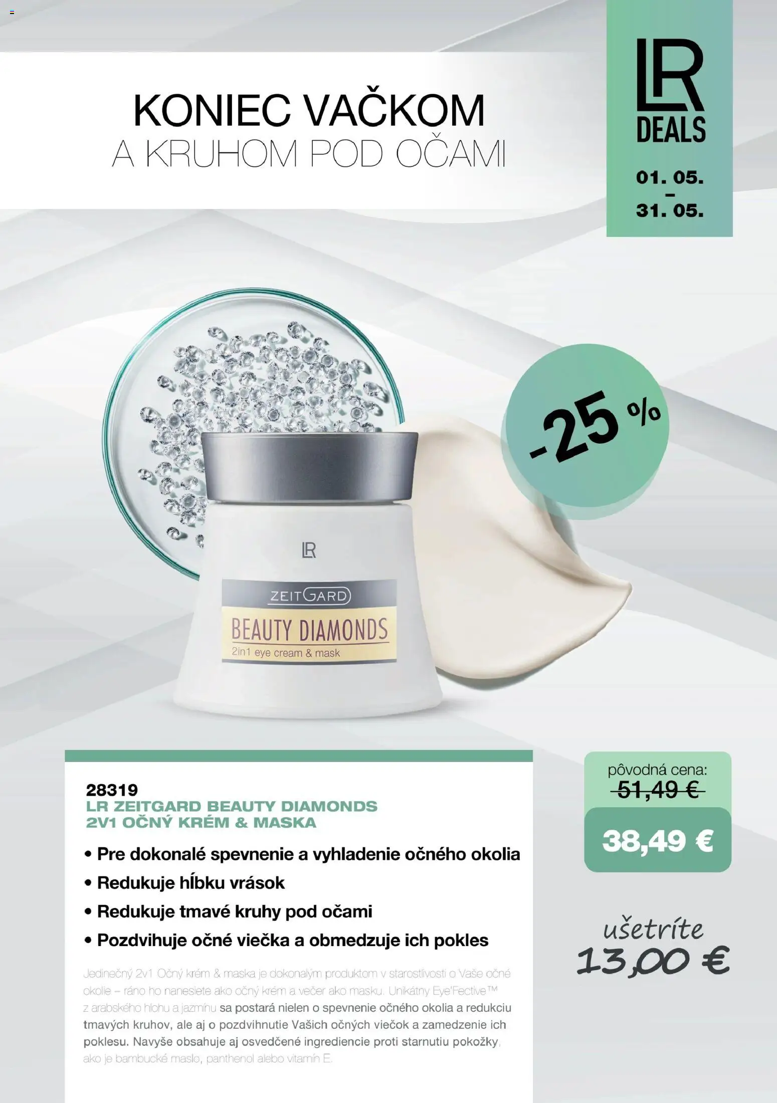 Nové LR akcie – leták je platný od 22.05.2026 | Strana: 26 | Produkty: Maska, Krém