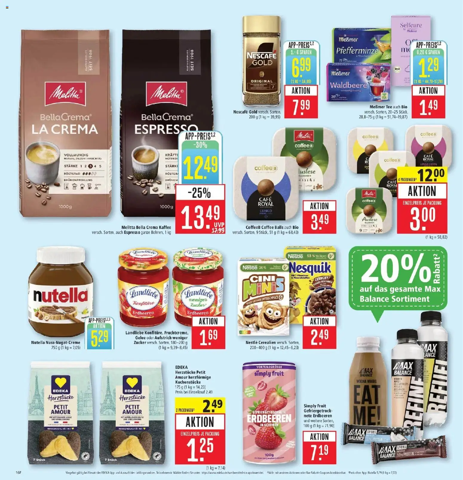 Marktkauf Prospekt Aschaffenburg (ab 31.08.2026) » Angebote online | Seite: 22 | Produkte: Nesquik, Kaffee, Nutella, Nescafe gold