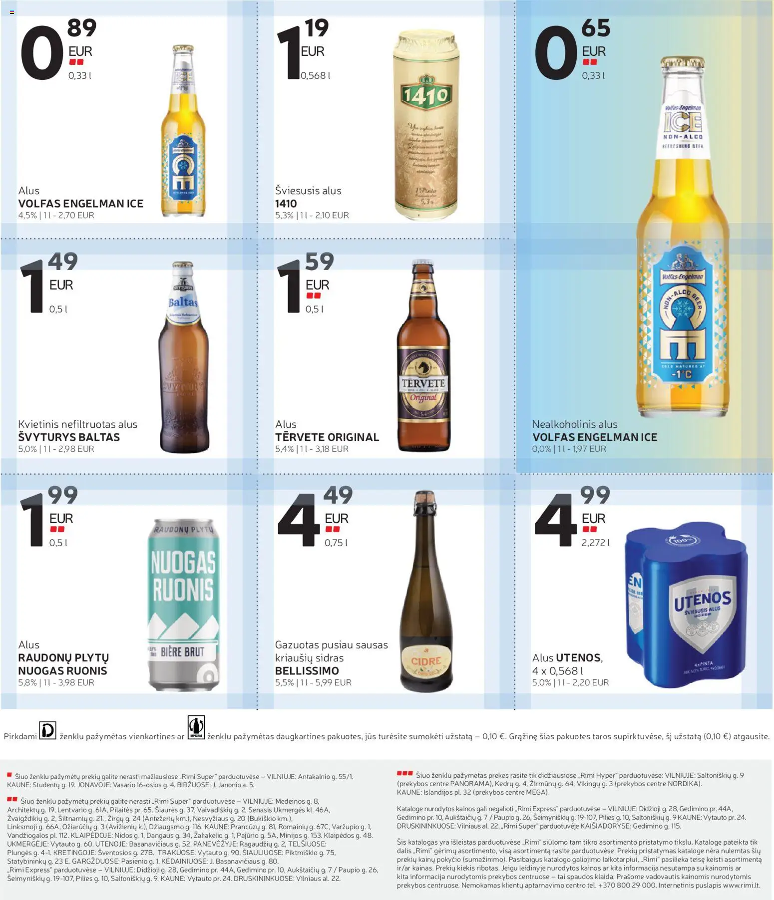 Rimi akcijos nuo 26.05.2026 | Puslapis: 10 | Prekių: Nealkoholinis alus, Alus