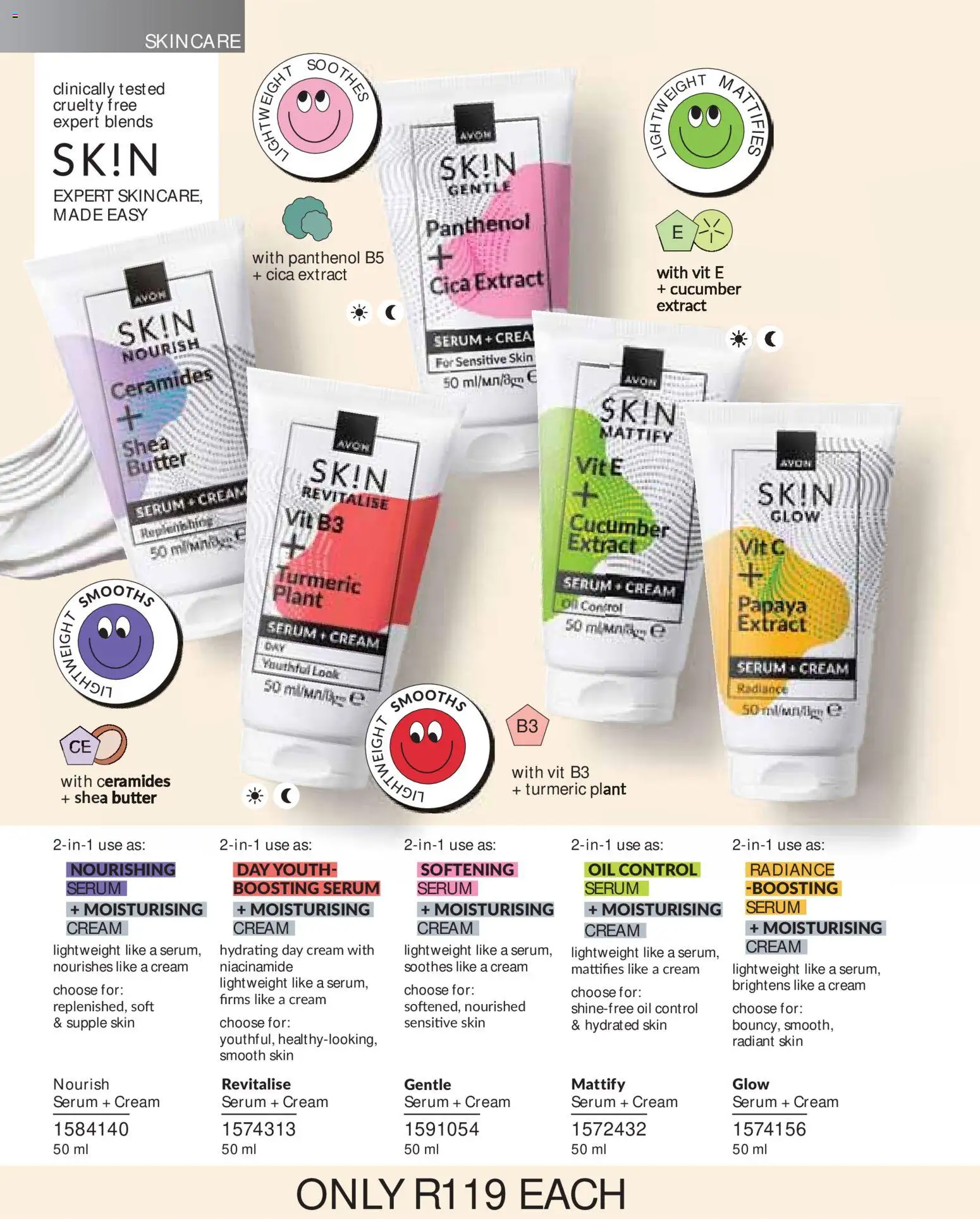 New Avon catalogue – valid from 01/10/2026 | Page: 100 | Products: Serum, Butter, Cream cream, Day cream