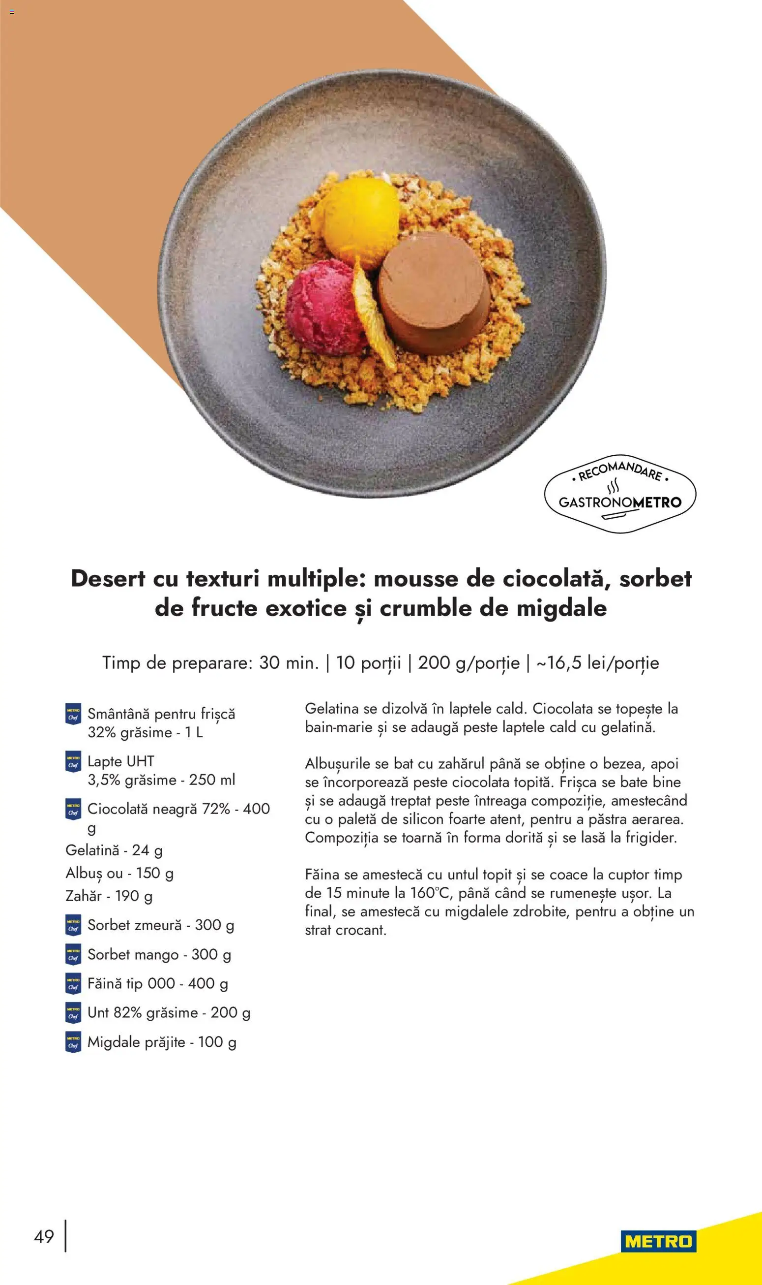 Noul catalog Metro – valabil de la 10.11.2025 | Pagină: 49 | Produse: Cuptor, Migdale, Făină, Mango