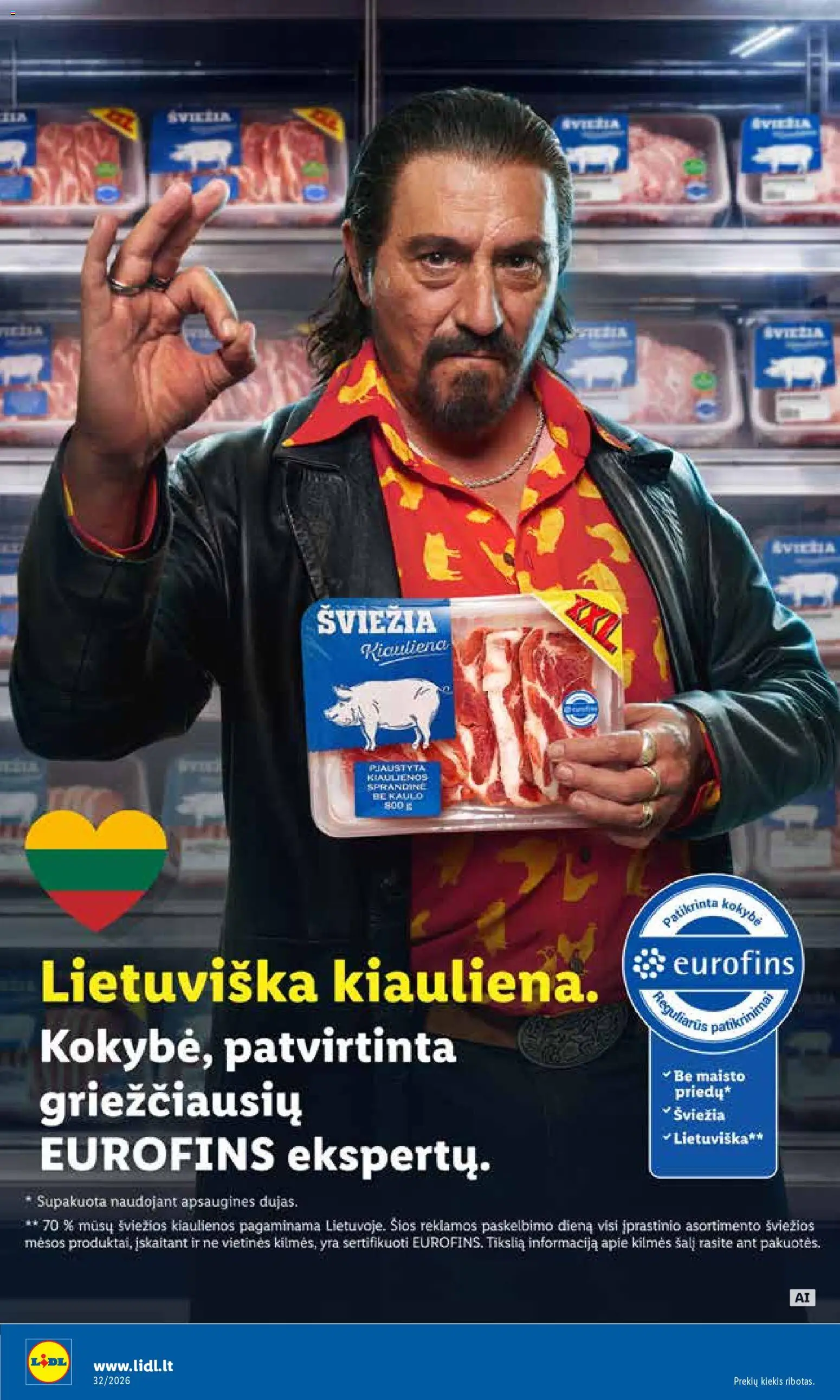 LIDL akcijos nuo 2026.08.03 | Puslapis: 8 | Prekių: Kiaulienos, Kiauliena