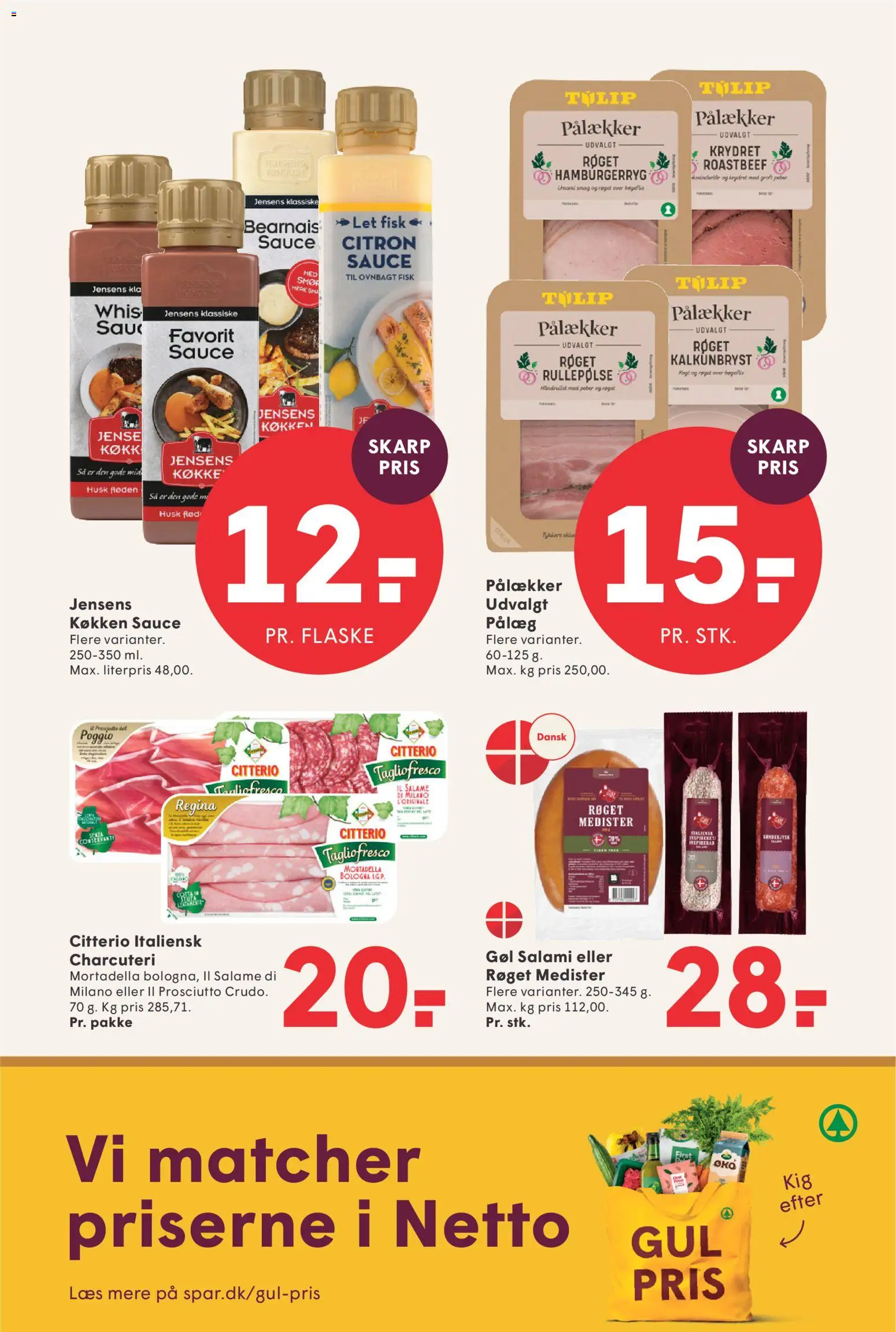 Spar tilbudsavis – gyldig fra 25/09/2026 | Side: 13 | Produkter: Smør, Salami, Hamburgerryg, Roastbeef