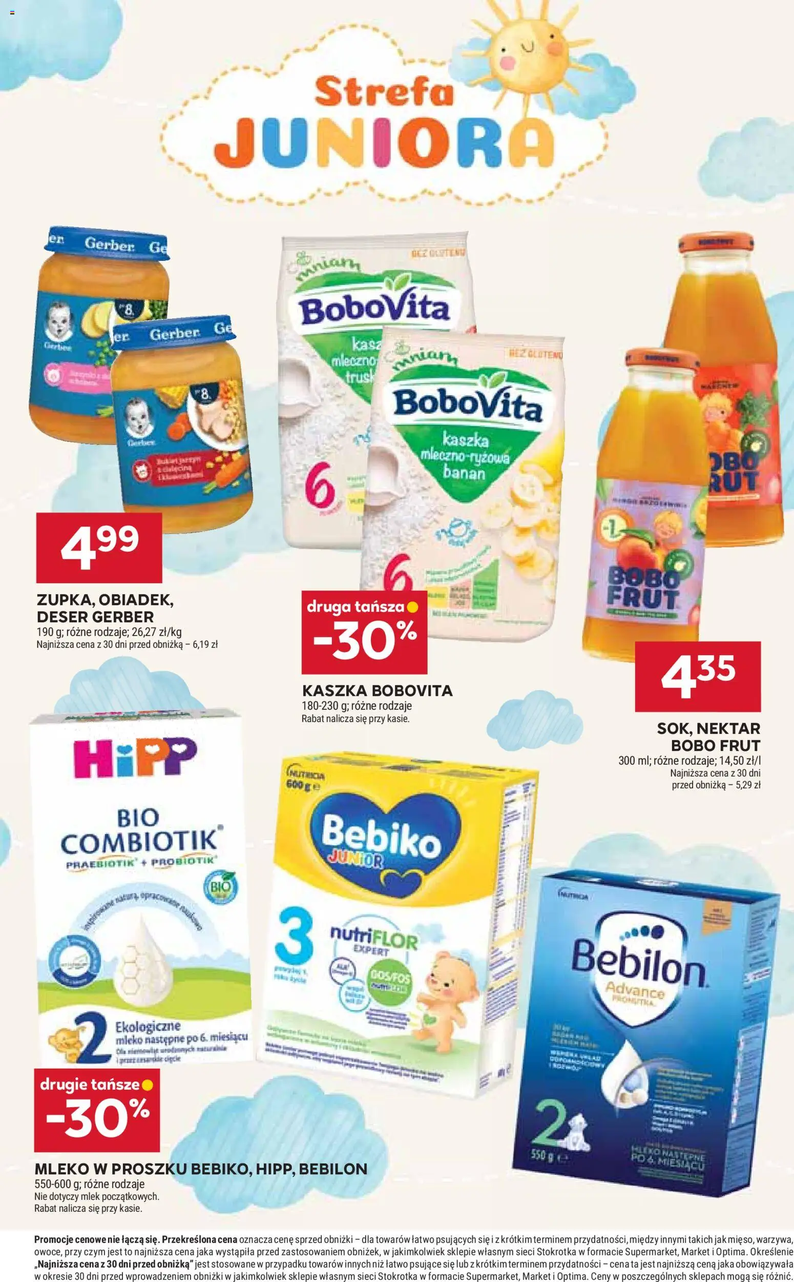 Stokrotka gazetka - Market od 15.10.2026 | Strona: 28 | Produkty: Stokrotka, Bobo frut, Bebiko, Warzywa
