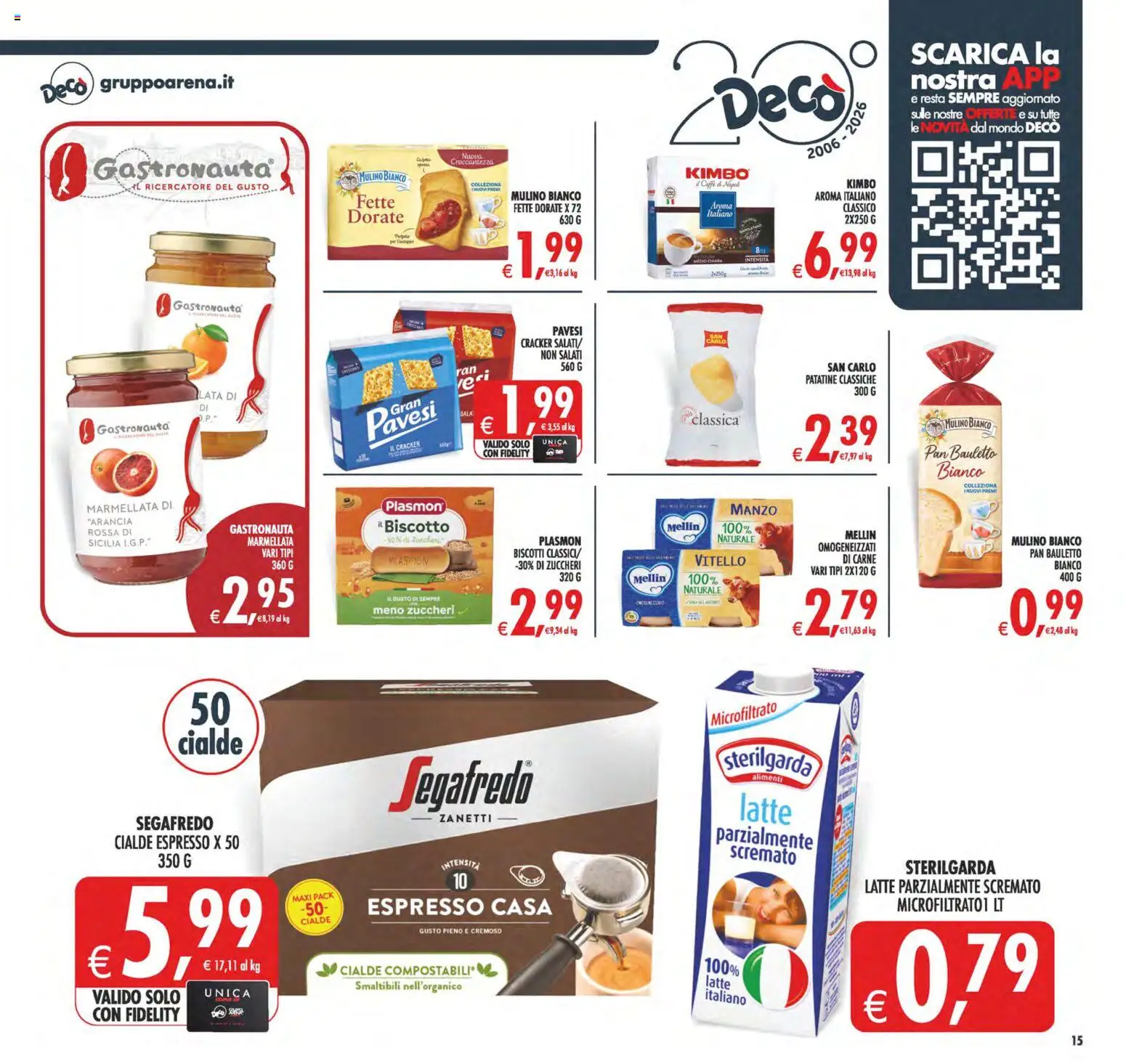Volantino Decò del 29.05.2026 | Pagina: 18 | Prodotti: Patatine, Biscotti, Arancia, Marmellata