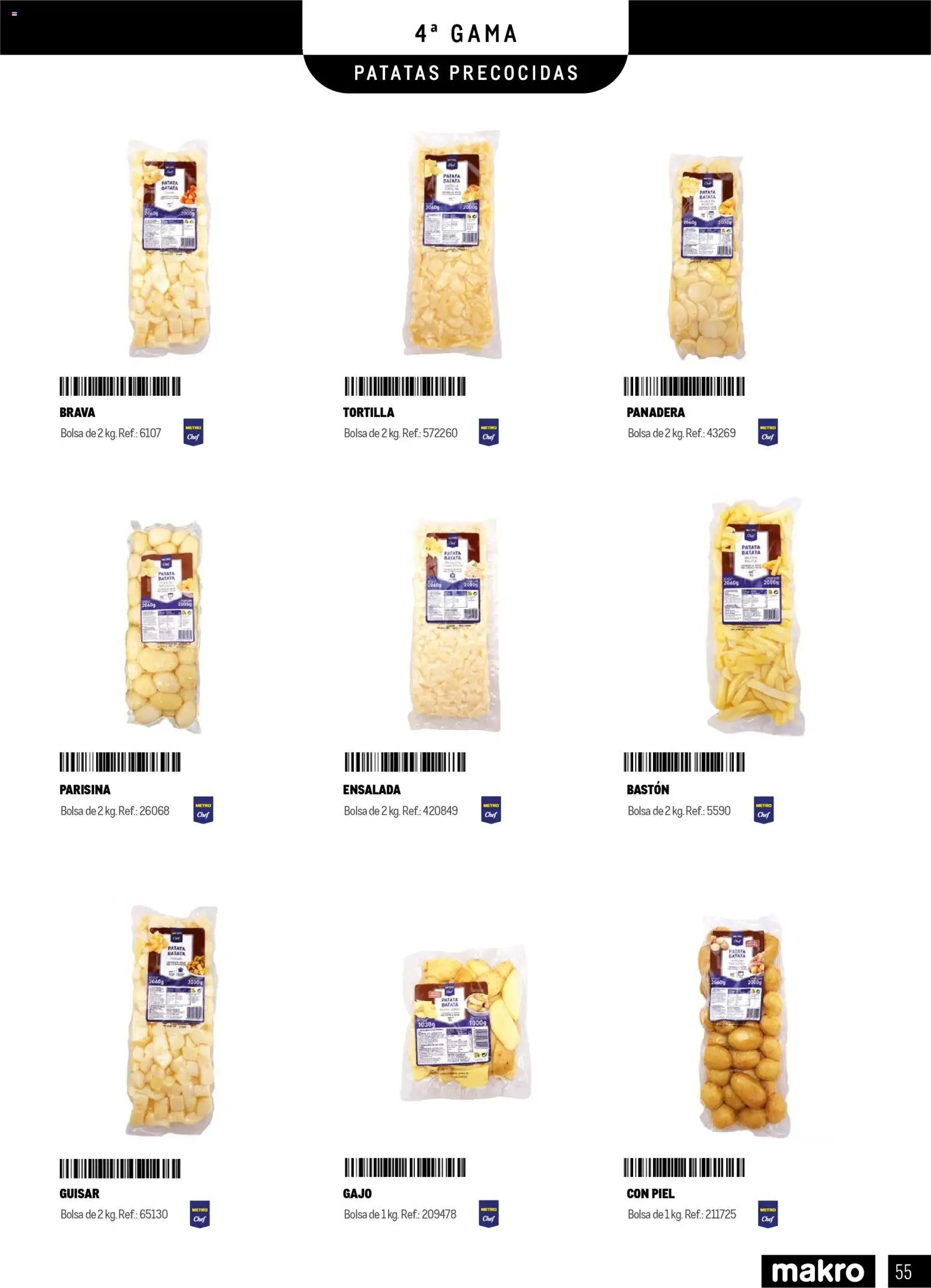 Makro - Especial Frutas y Verduras Península │ válido desde el 05.01.2026 | Página: 55 | Productos: Ensalada, Bastón, Bolsa