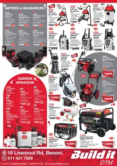 Build It specials catalogue – valid from 02/07/2026 | Page: 1 | Products: Backpack, Connector, Compressor, Water