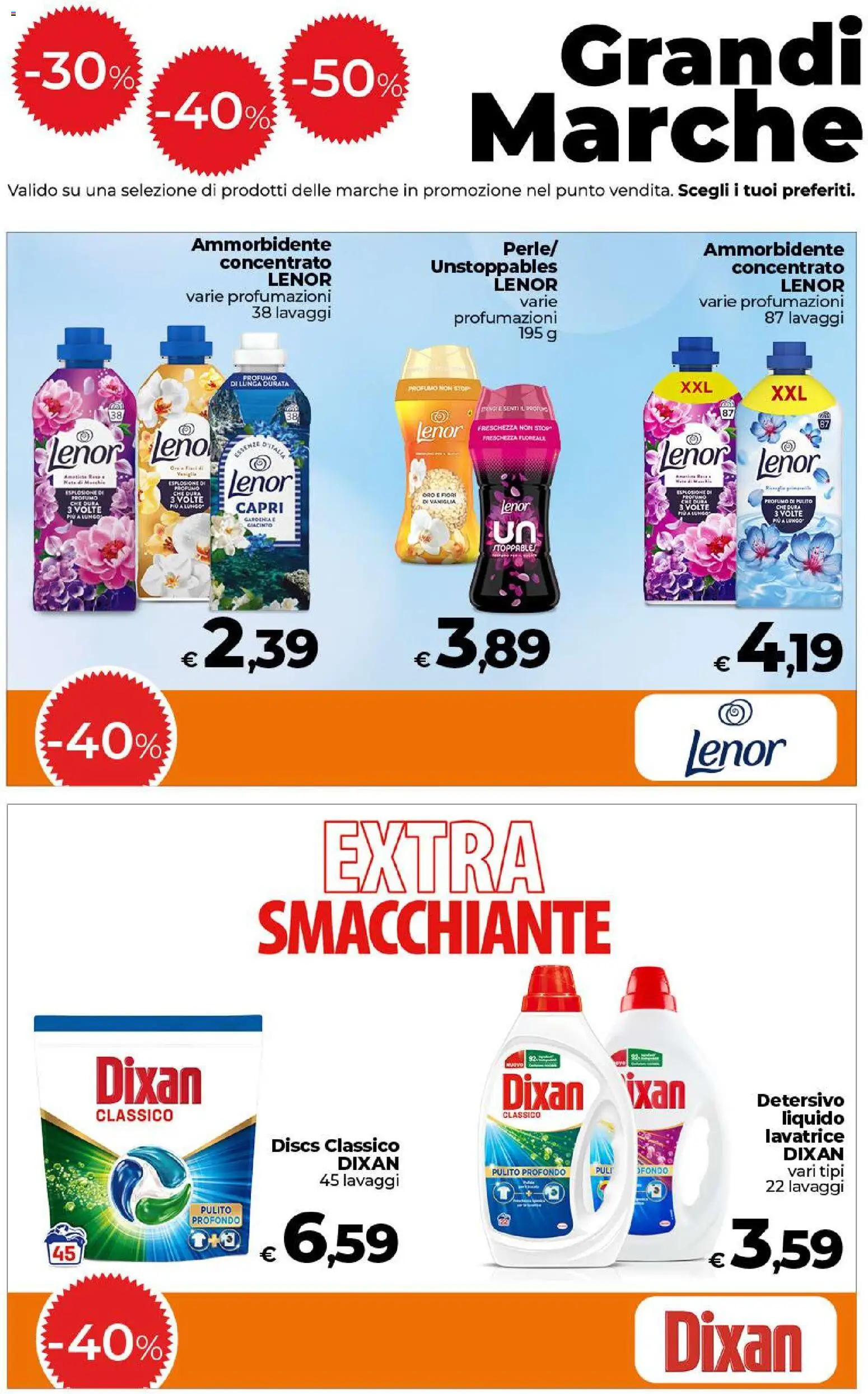 Volantino Ipercoop del 11/09/2026 | Pagina: 15 | Prodotti: Ammorbidente, Lavatrice, Profumo