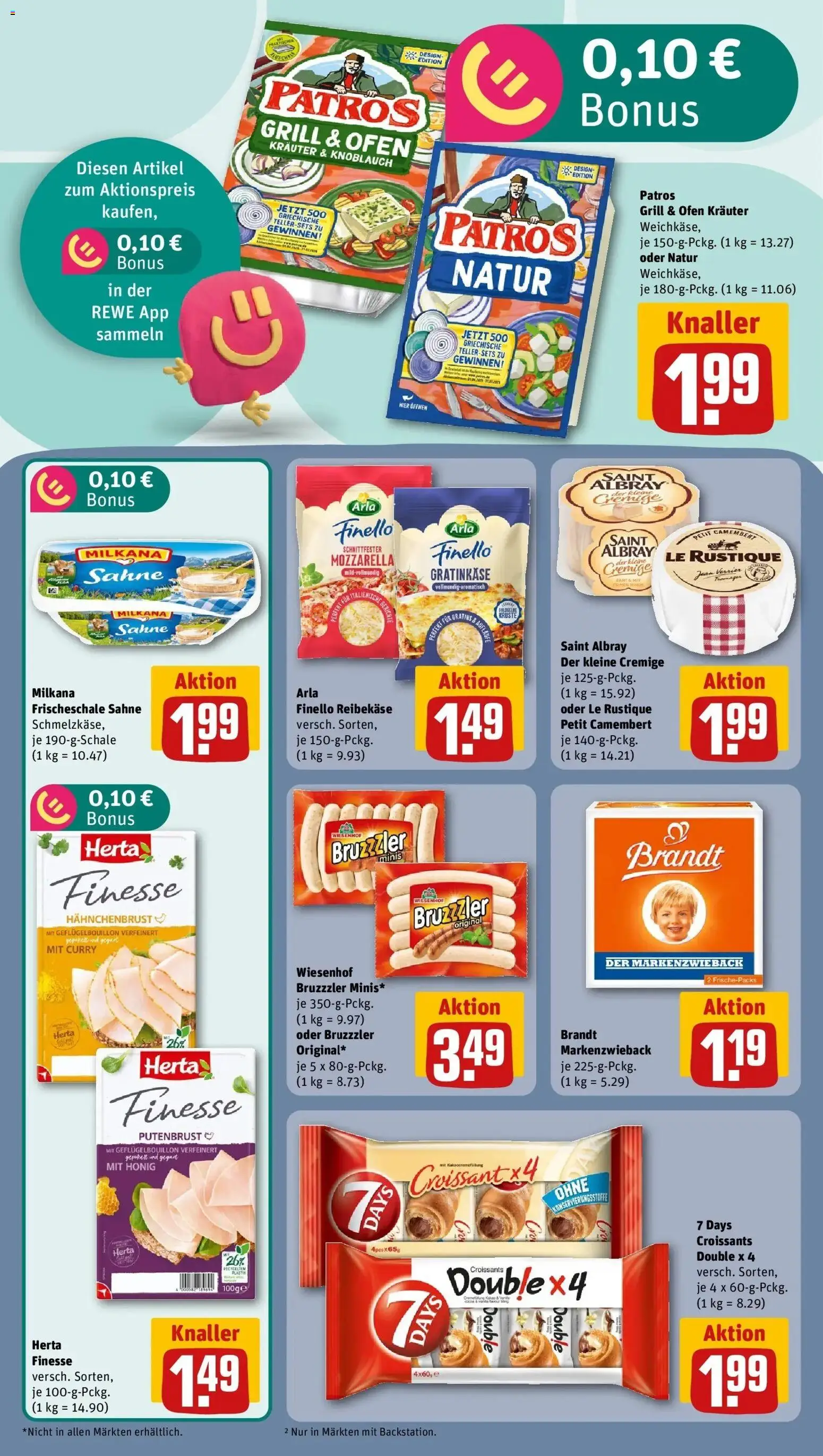 Rewe Prospekt Gladbeck – gültig ab 27.07.2026 | Seite: 10 | Produkte: Grill, Milkana, Patros, Reibekase