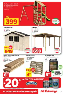 Mr Bricolage folder / publicité - Voorbeeld van een folder van Mr Bricolage, geldig van 30/06/2026 | Pagina: 3 | Producten: La, Pin