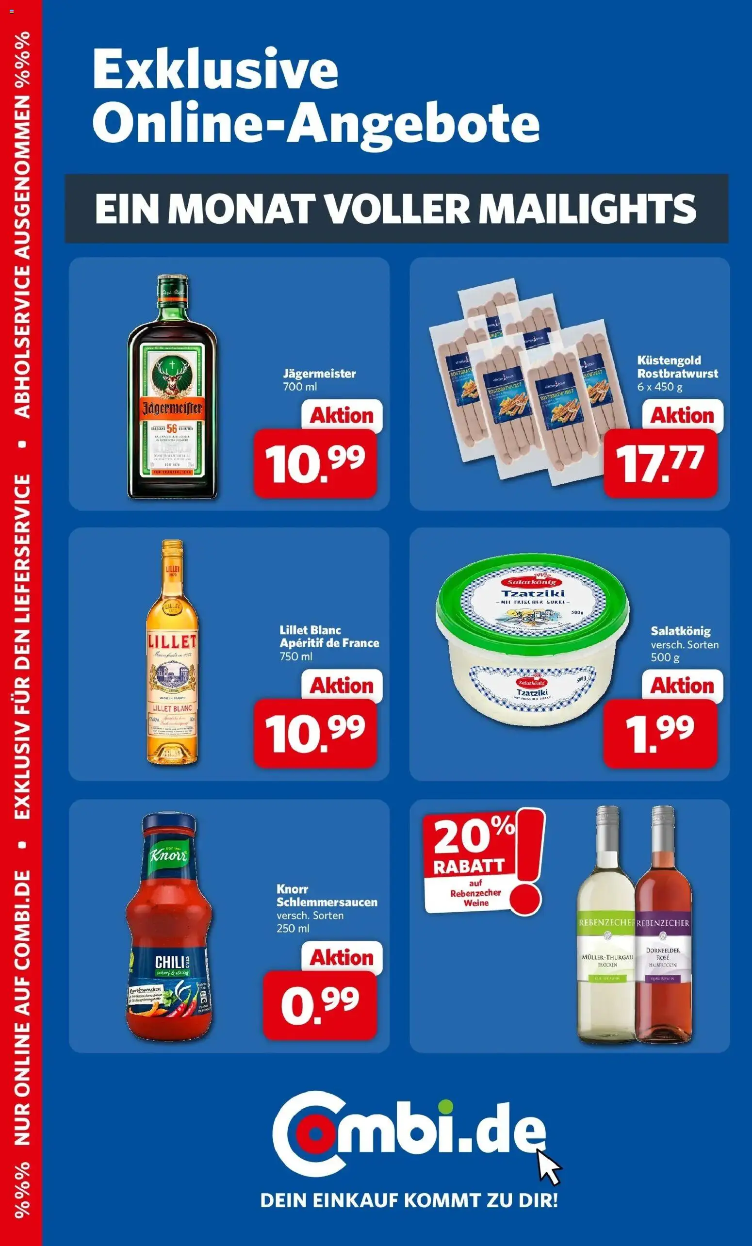 Combi Unsere Wochenangebote – gültig ab 04.05.2026 | Seite: 30 | Produkte: Knorr, Lillet, Jägermeister, Chili