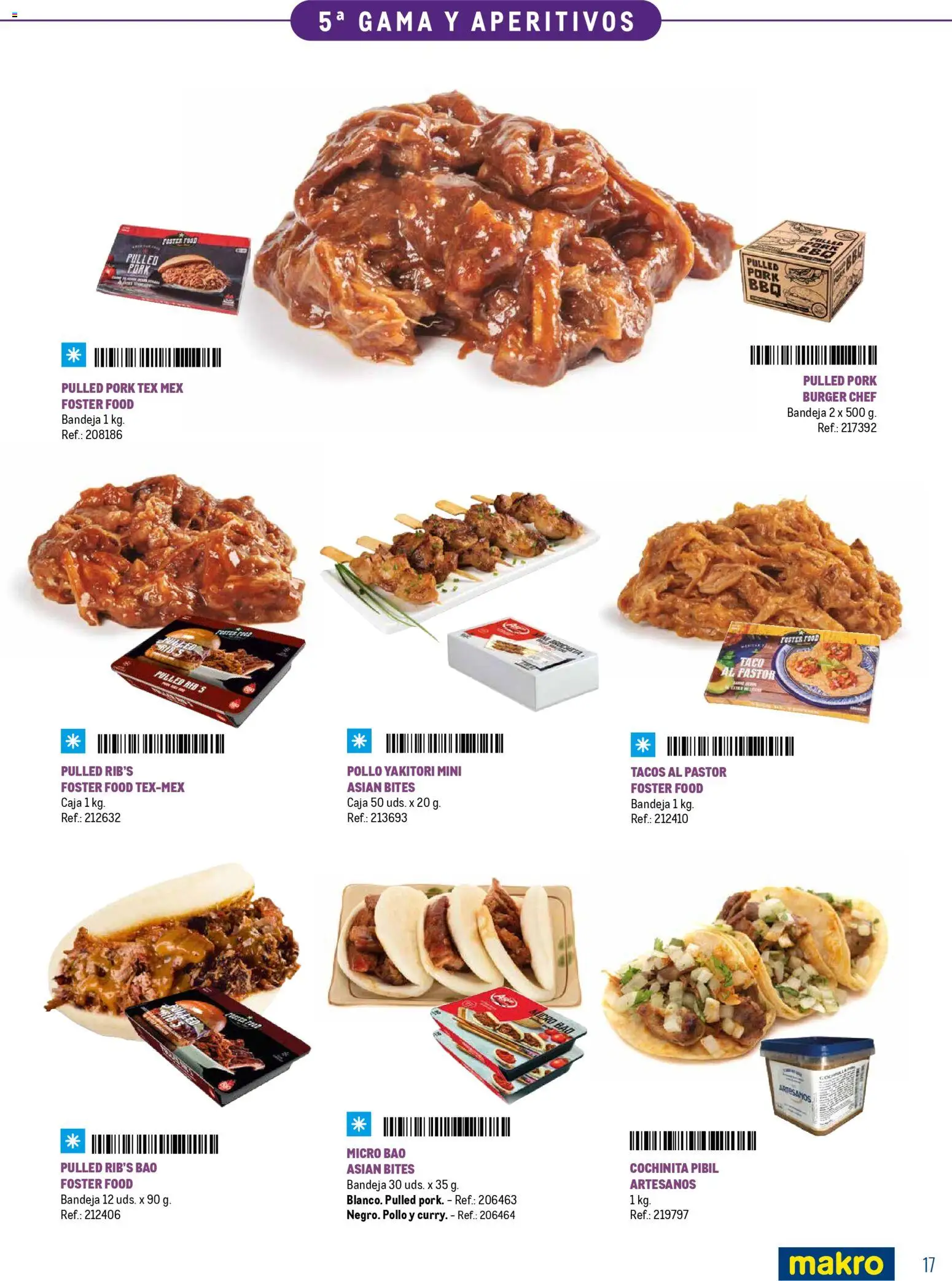 Makro Especial Catering Canarias │ válido desde el 16.03.2026 | Página: 17 | Productos: Tacos, Bandeja, Caja