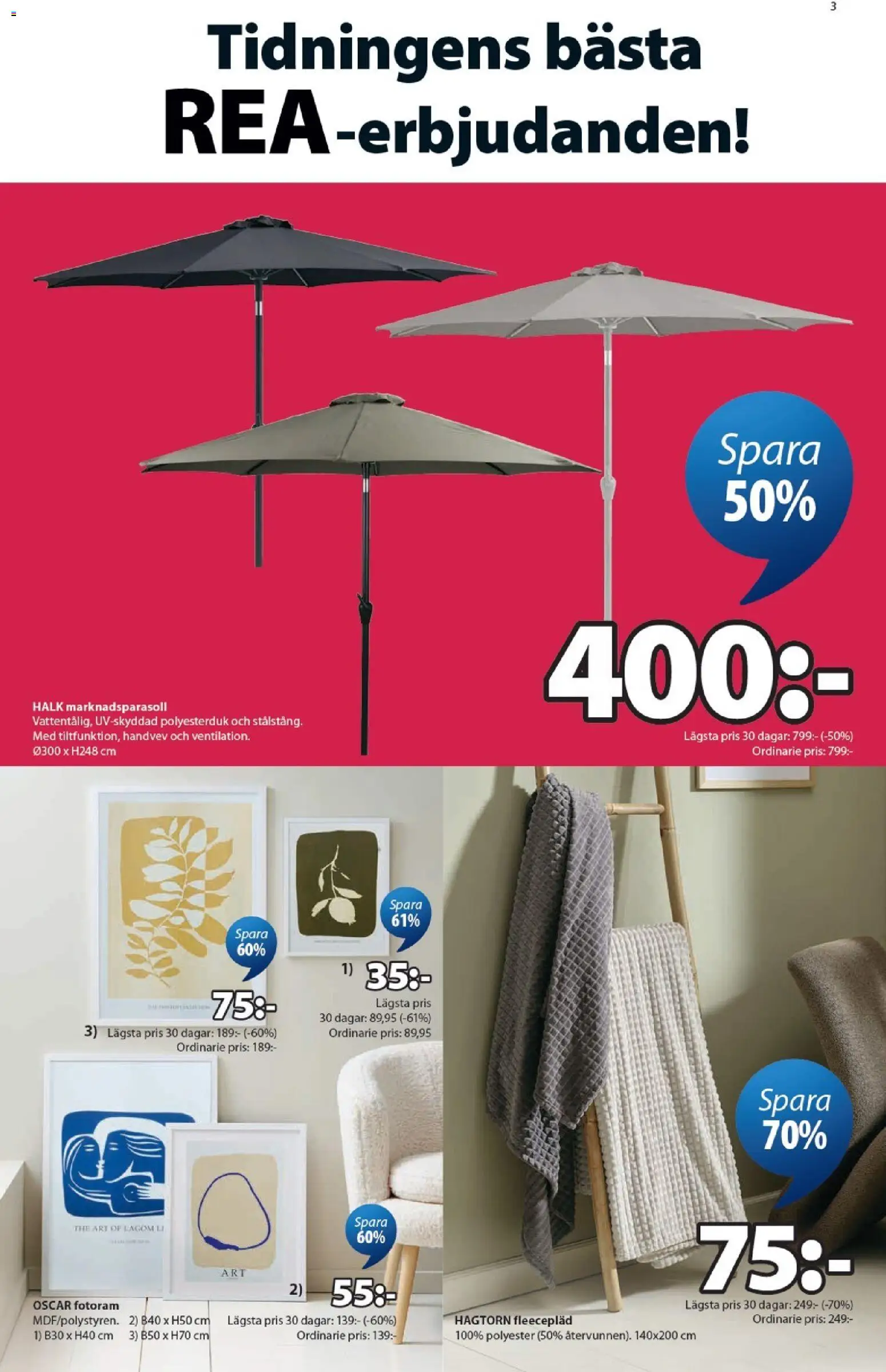 JYSK reklamblad aktuell från 01.06.2026 | Sida: 3 | Produkter: Fotoram