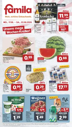 Famila Nordwest Prospekt ab 17.08.2026 gültig