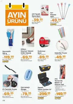 08 Ekim 2026 tarihinden itibaren geçerli olan Migros kataloğu önizlemesi | Sayfa: 158 | Ürünler: Çift taraflı, Cin, Bant