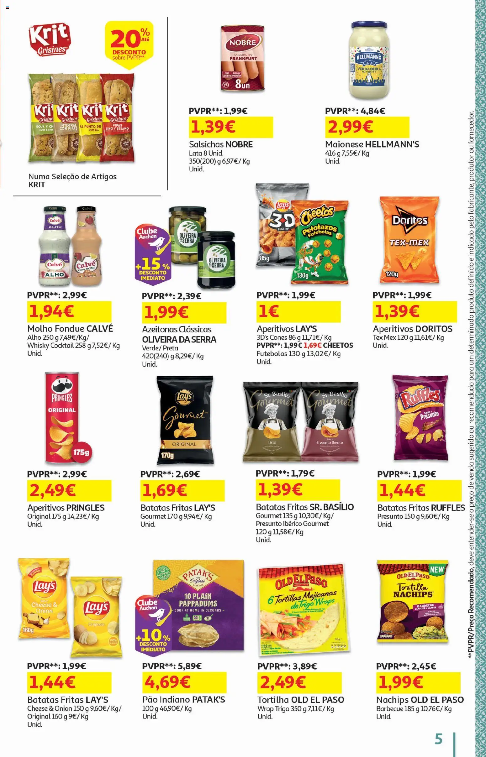 Auchan - Festa de Verão │ válido de 05/08/2026 | Página: 5 | Produtos: Soja, Whisky, Presunto, Maionese