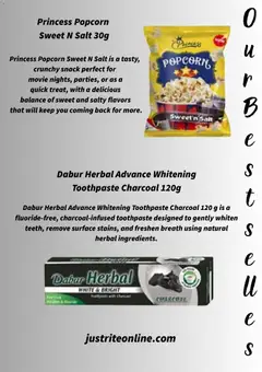 Offer preview "Justrite - Catalogue" | Page: 5 | Products: Toothpaste, Salt