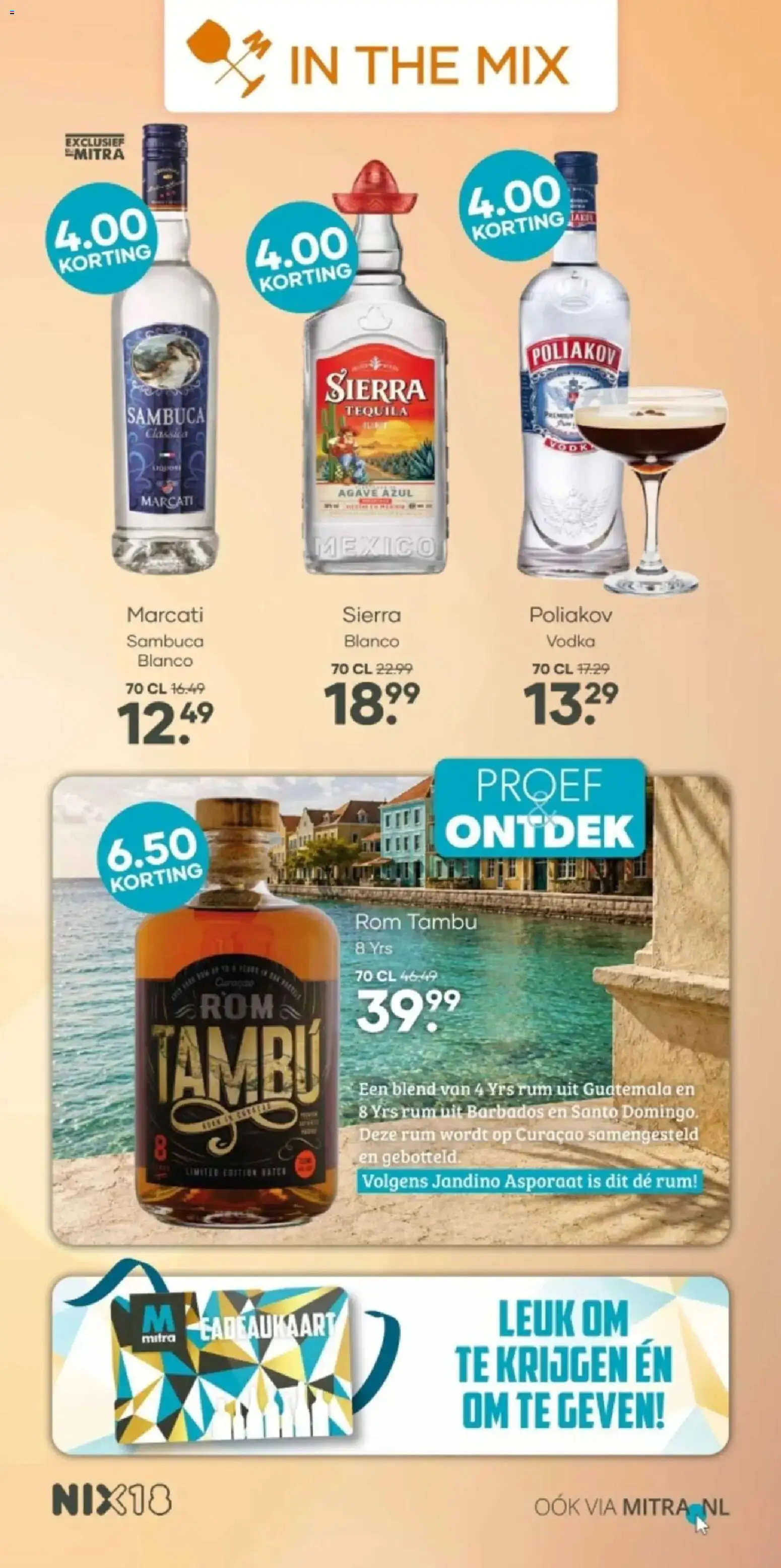 {H1} | Pagina: 11 | Producten: Vodka, Agave, Rum, Tequila