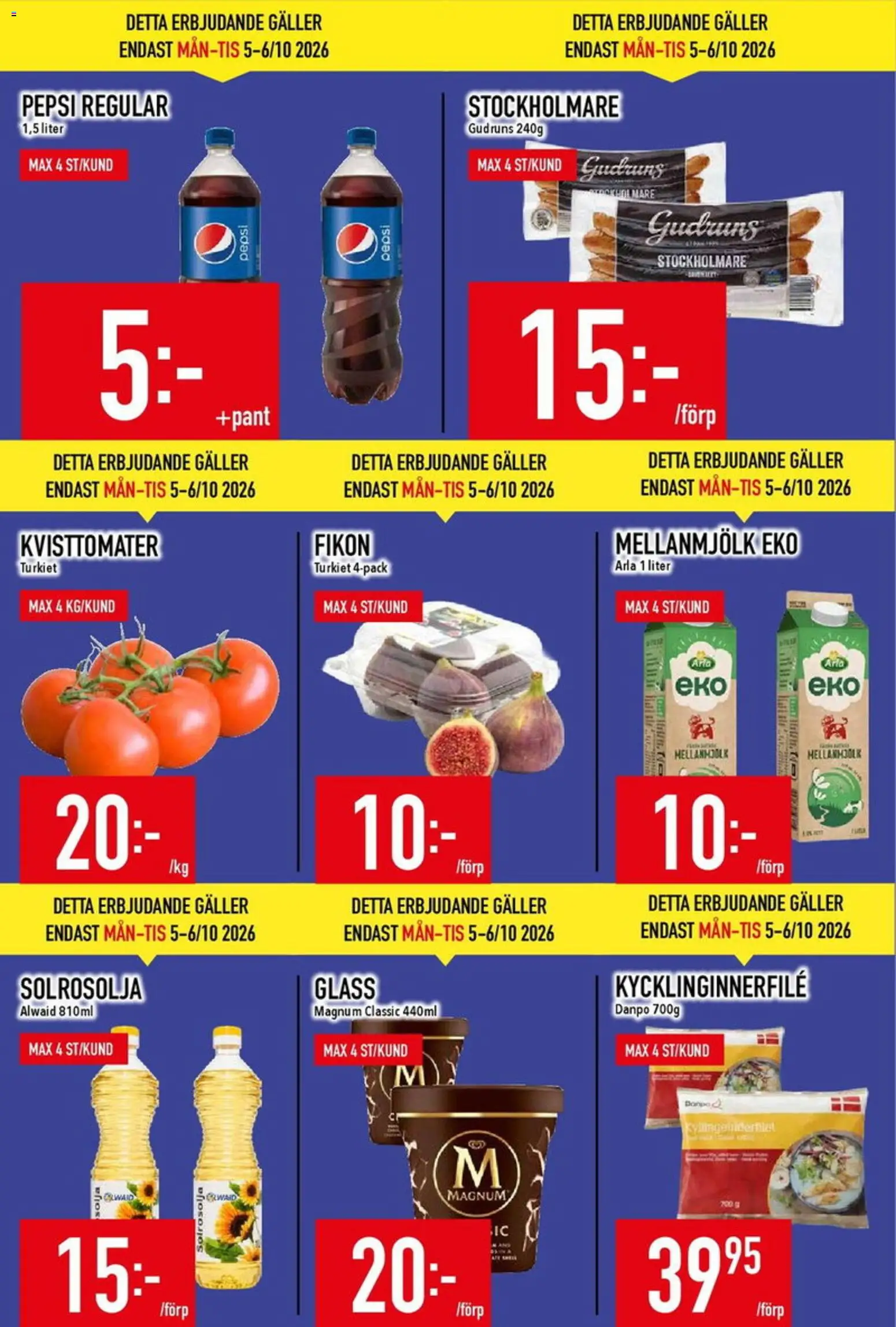 Matdax reklamblad aktuell från 05/10/2026 | Sida: 2