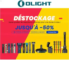 Offres - Prévisualisation de Olight valide à partir de 21/08/2026