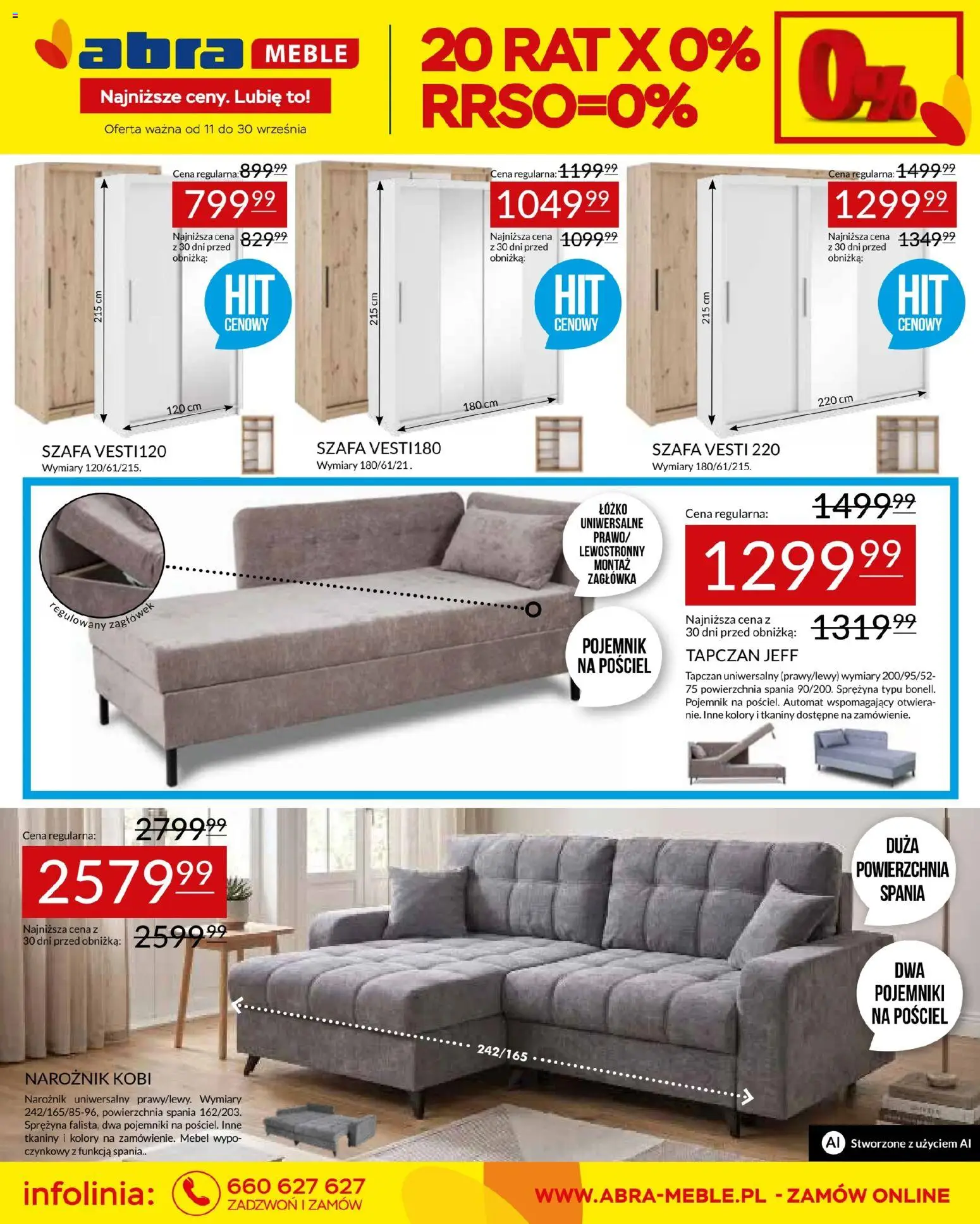 Abra Meble Piątek, 11 Września Najlepsze Oferty