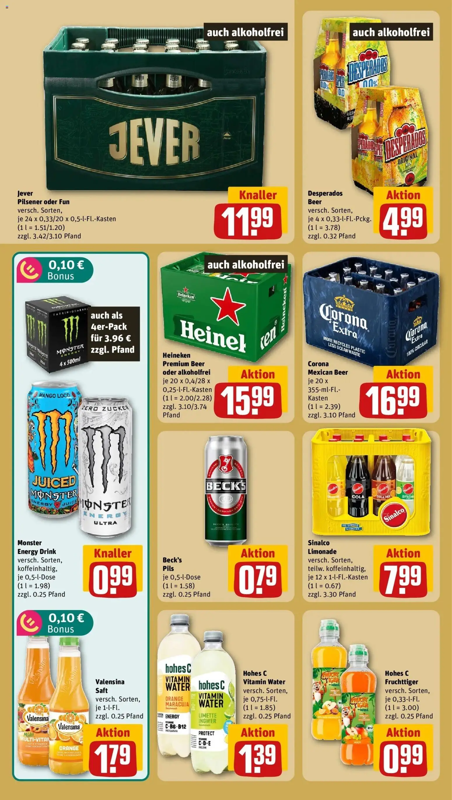 REWE Prospekt ab 14.09.2026 zum Blättern » Angebote | Seite: 20 | Produkte: Sinalco, Cola, Bier, Pils