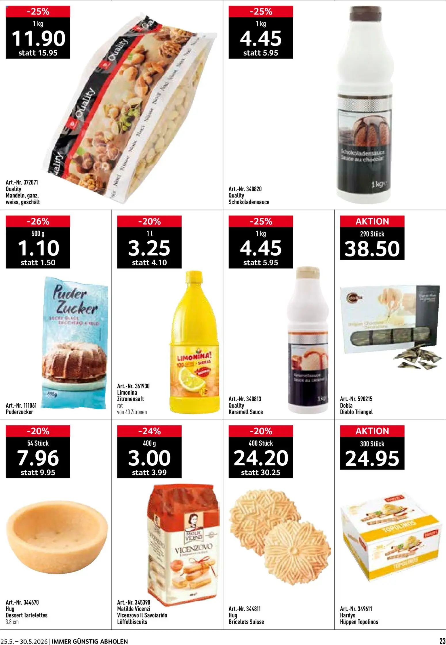 Prodega aktionen – gültig ab 25.05.2026 | Seite: 23 | Produkte: Kammerjunker, Puder, Zucker