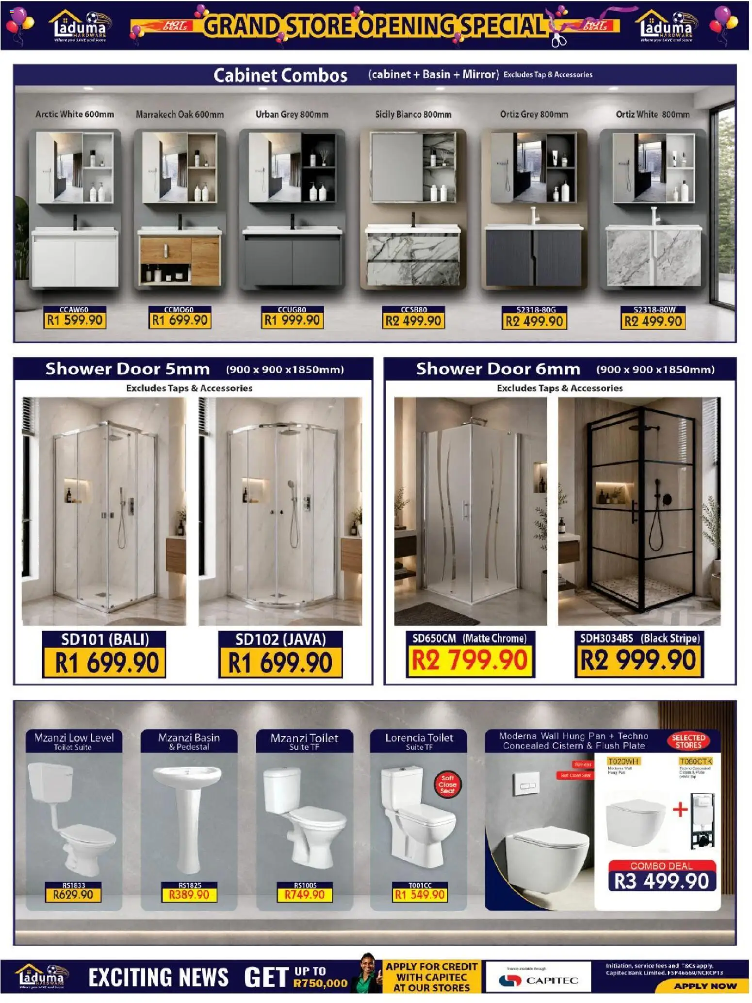 New Laduma Hardware catalogue – valid from 23/09/2026 | Page: 5 | Products: Plate, Toilet, Basin, Tap