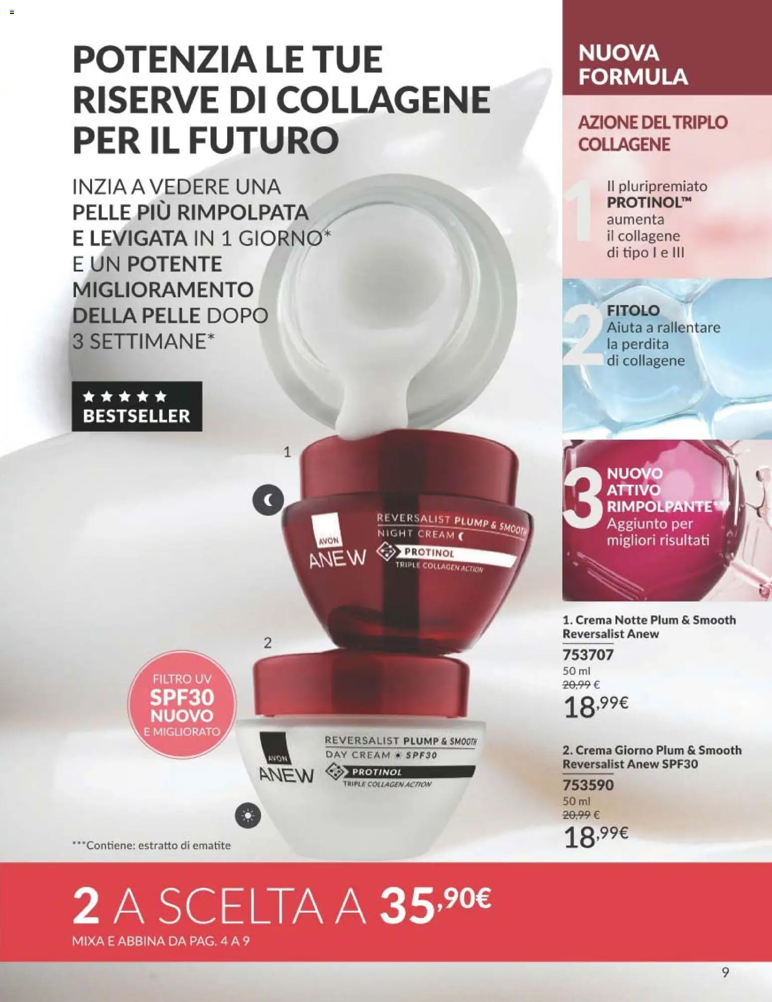 Volantino Avon del 01.06.2026 | Pagina: 9 | Prodotti: Crema