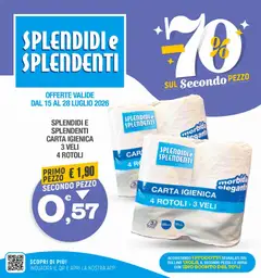 Anteprima del volantino Splendidi e Splendenti volantino valido a partire dal 15/07/2026