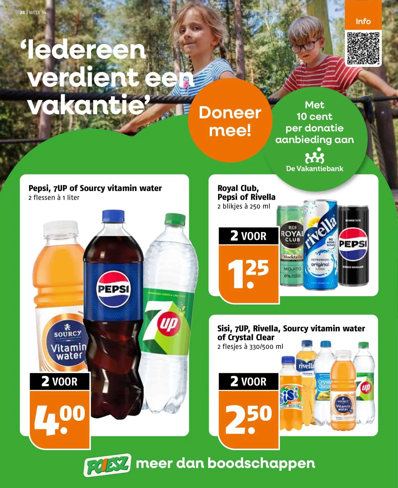 {H1} | Pagina: 28 | Producten: Pepsi, 7up, Mand, Water