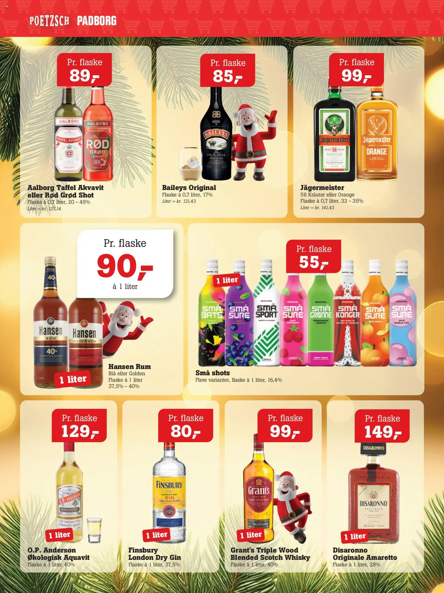 Poetzsch Padborg tilbudsavis – gyldig fra 29/10/2026 | Side: 33 | Produkter: Baileys, Gin, Whisky