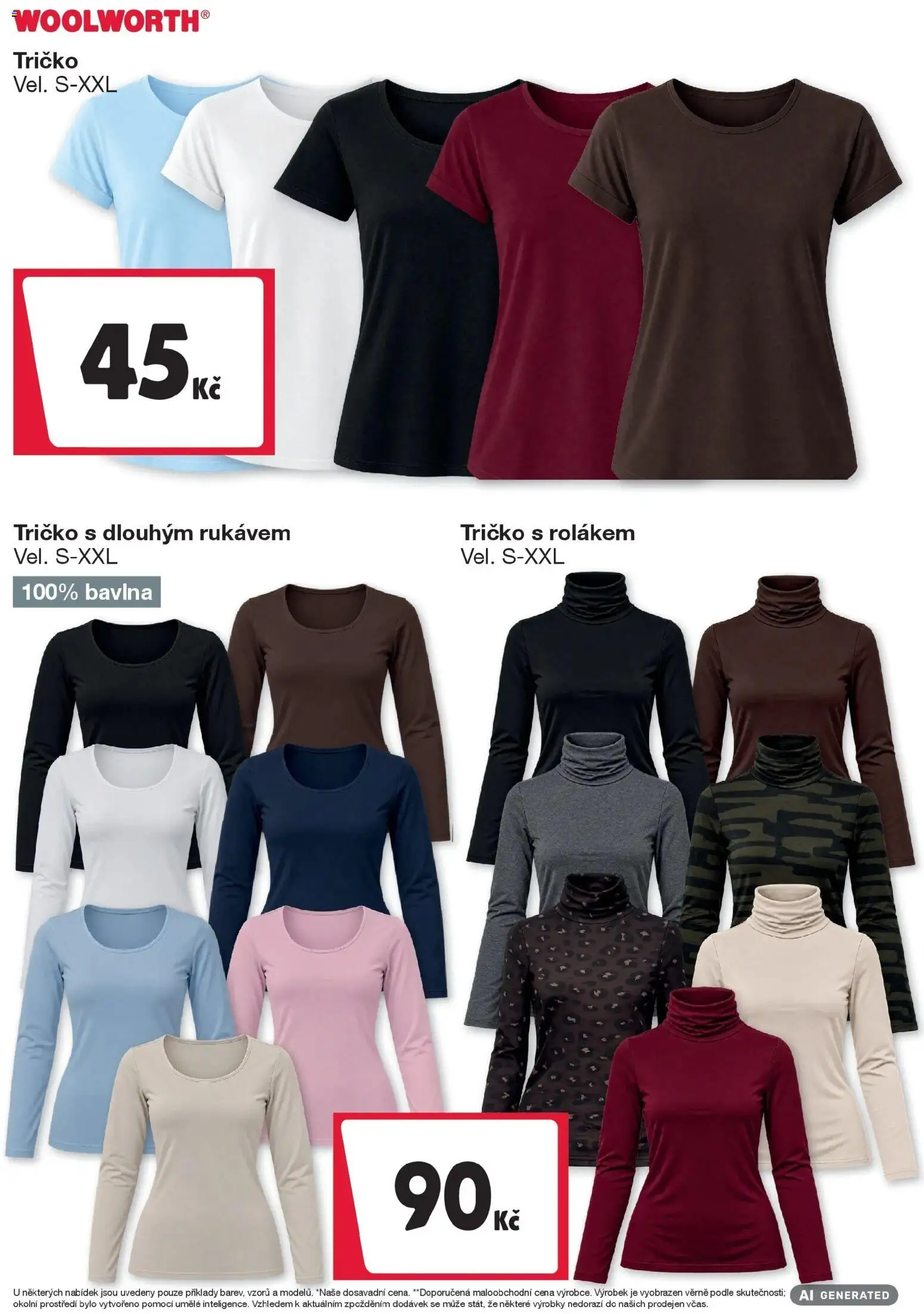 Woolworth leták - Trebic od 11.09.2026 - akční nabídka | Strana: 4 | Produkty: Tričko