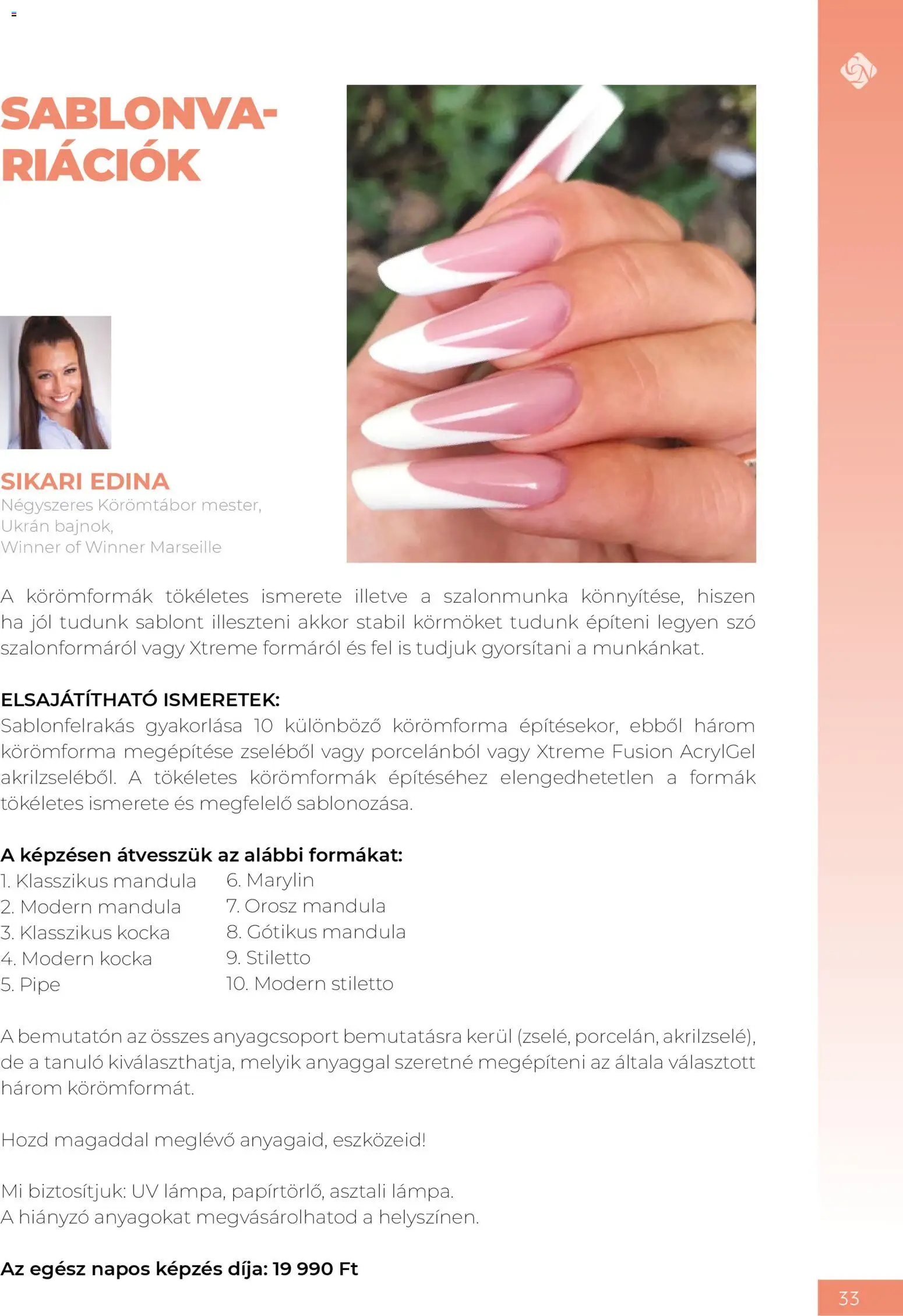 Crystal Nails akciós ujság - amely érvényes a következő dátumtól: 09.03.2026 | Oldal: 33 | Termékek: Mandula