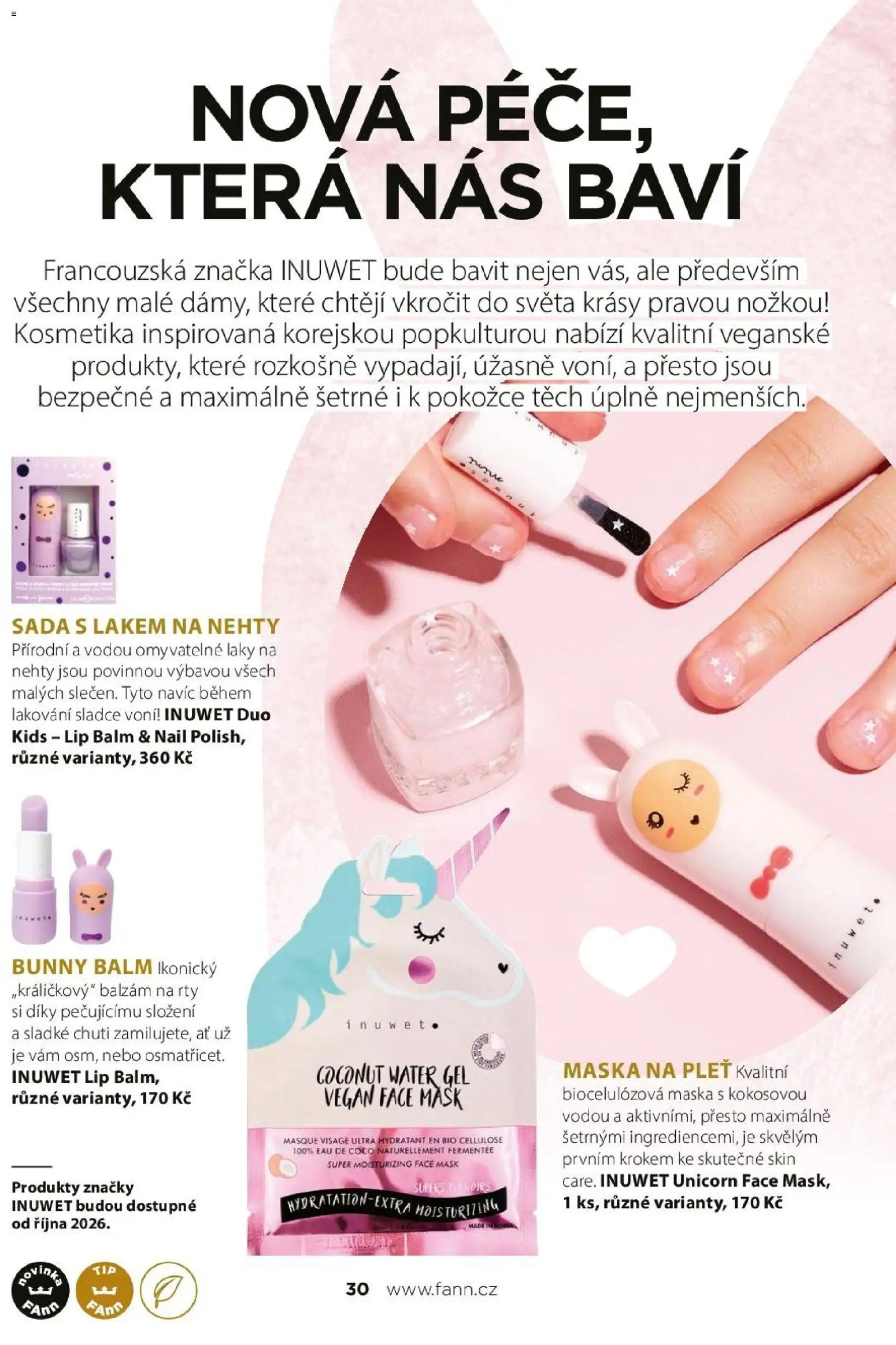 FAnn parfumerie katalog Podzim 2026 od 01.09.2026 | Strana: 30 | Produkty: Laky na nehty, Balzám na rty, Nehty, Maska