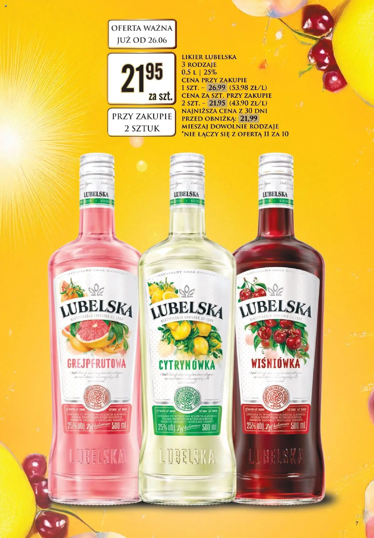 Dino gazetka alkoholowa od 26.06.2026 | Strona: 7 | Produkty: Alkohol