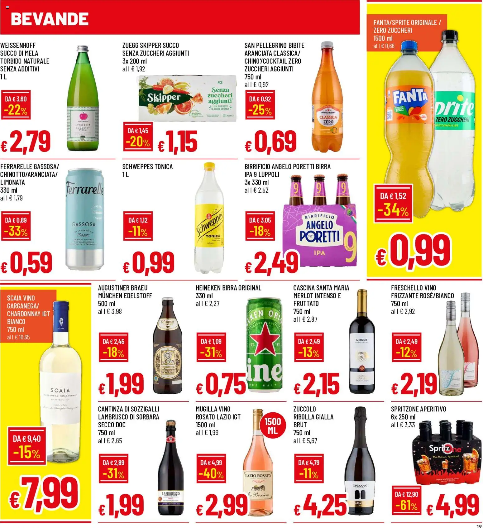 Volantino Galassia del 02/11/2026 | Pagina: 19 | Prodotti: Birra, Bevande, Vino, Ferrarelle