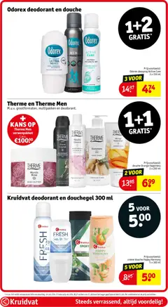 Odorex deodorant en douche, Deodorant and shower products - Voorbeeld van een folder van Kruidvat, geldig van 02.06.2026 | Pagina: 22