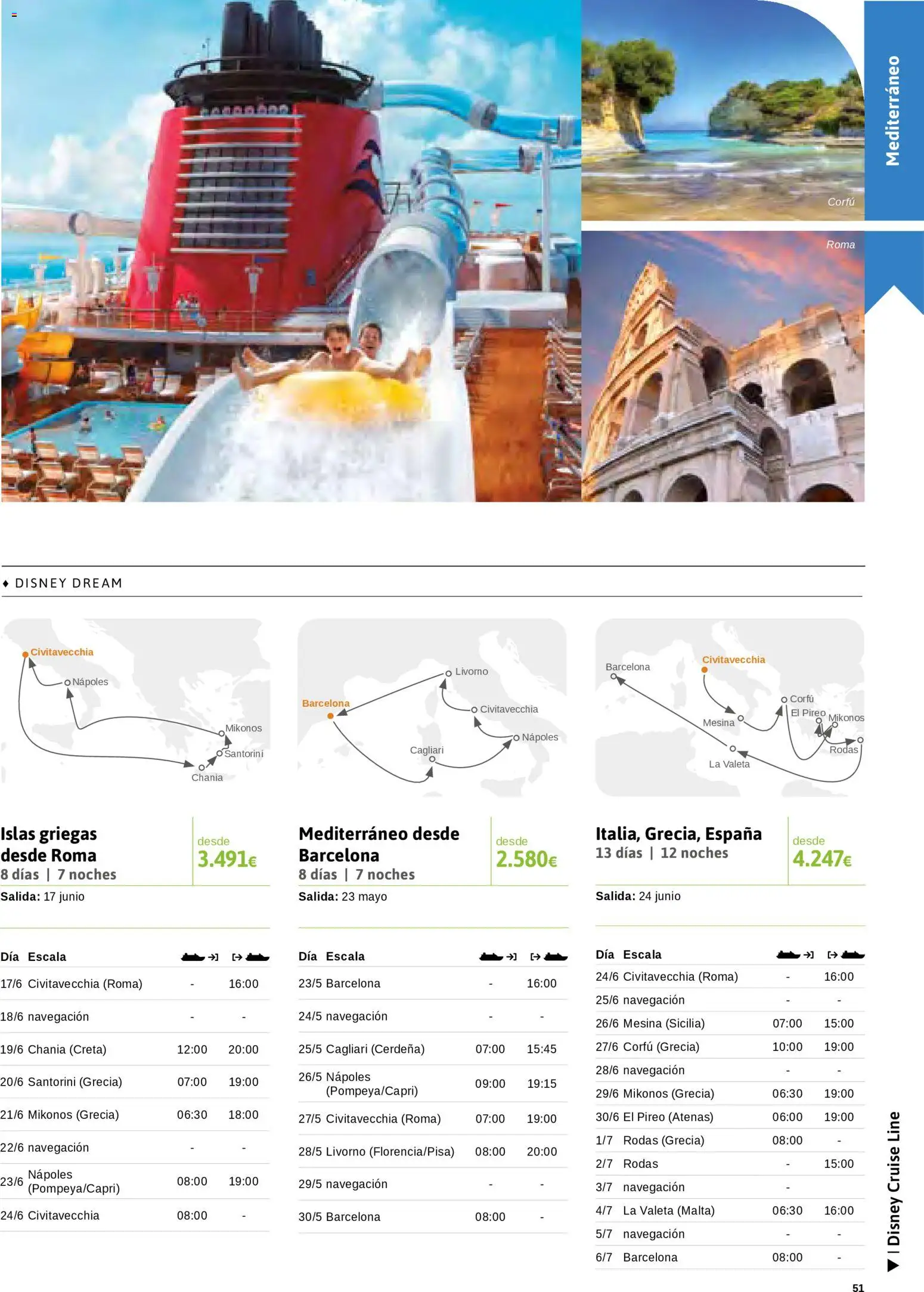Viajes El Corte Inglés Cruceros marítimos │ válido desde el 01/01/2026 | Página: 52 | Productos: Navegación