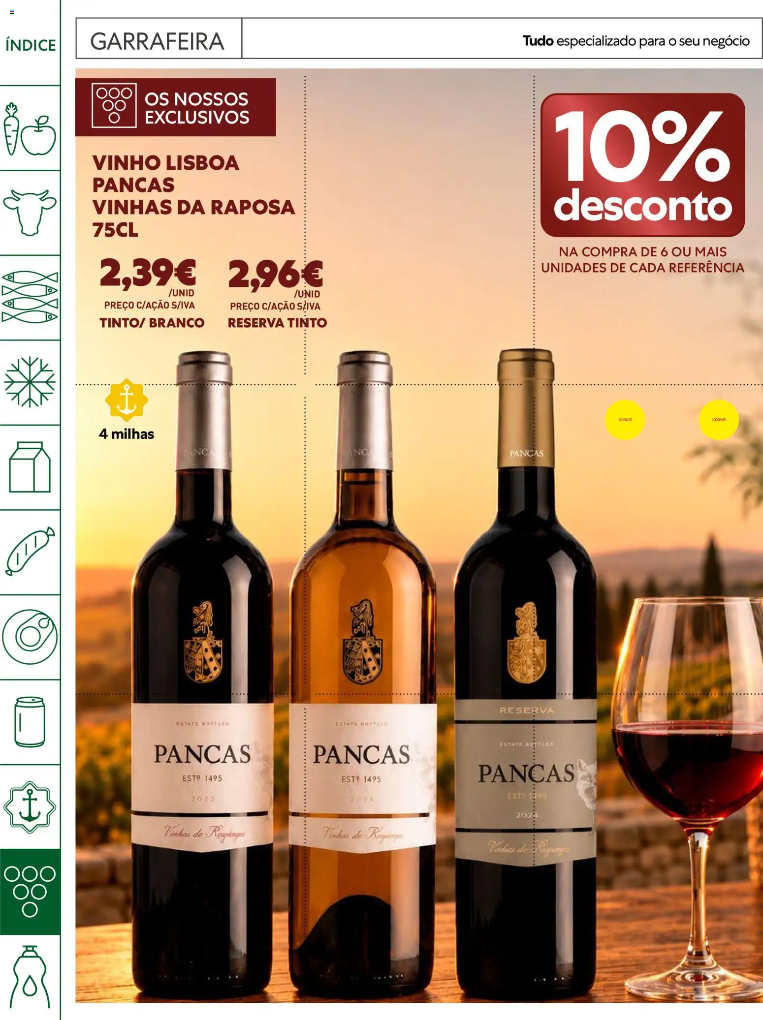 Recheio folheto Horeca │ válido de 27/10/2026 | Página: 24 | Produtos: Vinho