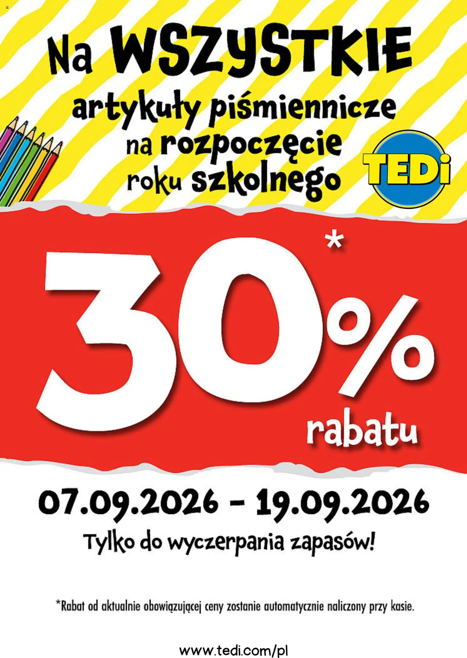 TEDi gazetka od 07.09.2026 | Strona: 1