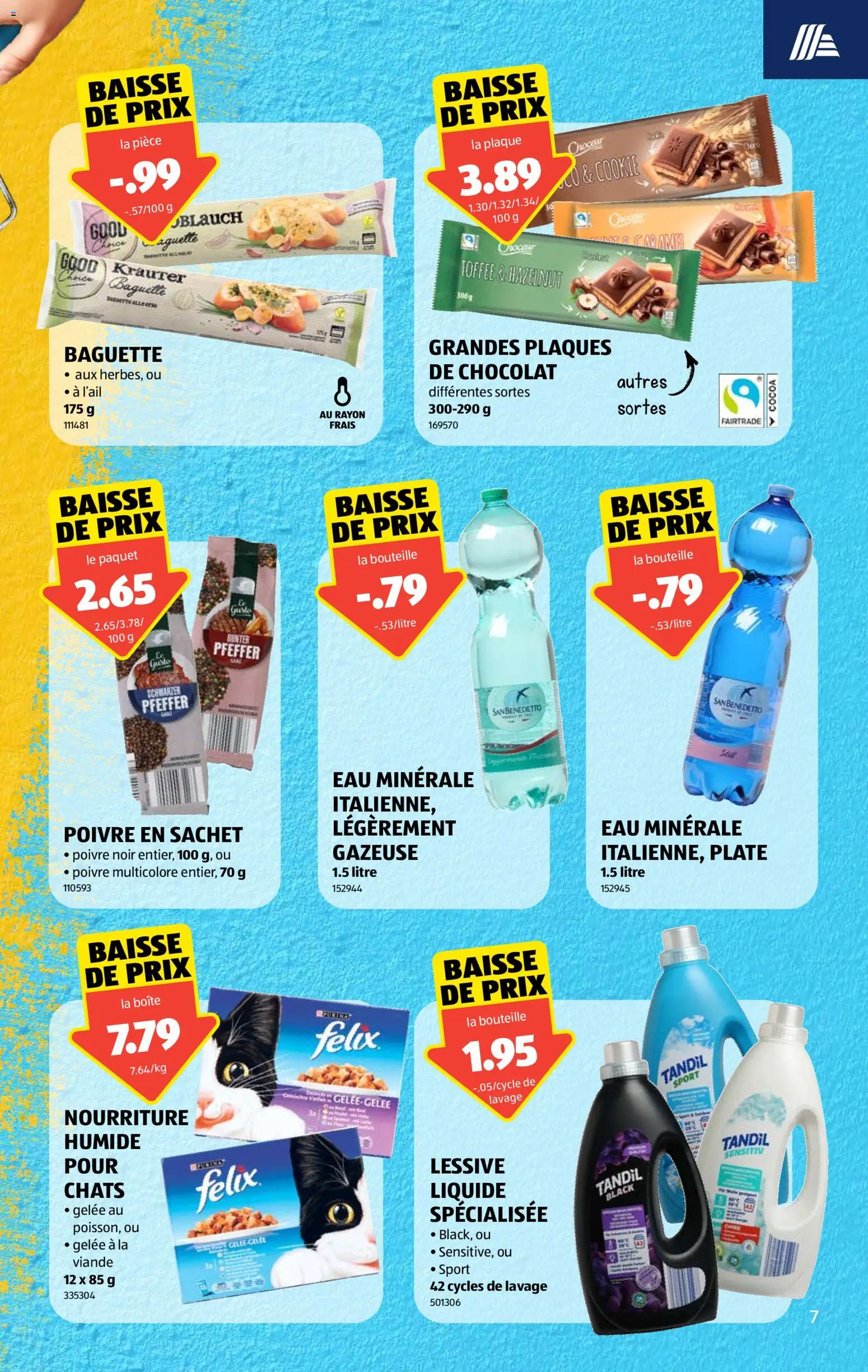 Aldi aktionen FR – gültig ab 23.07.2026 | Seite: 7 | Produkte: Baguette, Pfeffer