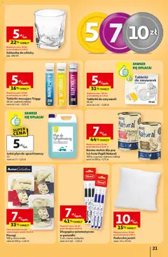 Pogląd oferty "Auchan gazetka - 30 Lat Hipermarket" - ważna od 29.04.2026 | Strona: 21 | Produkty: Pierogi, Poduszka, Płyn do spryskiwaczy, Whisky