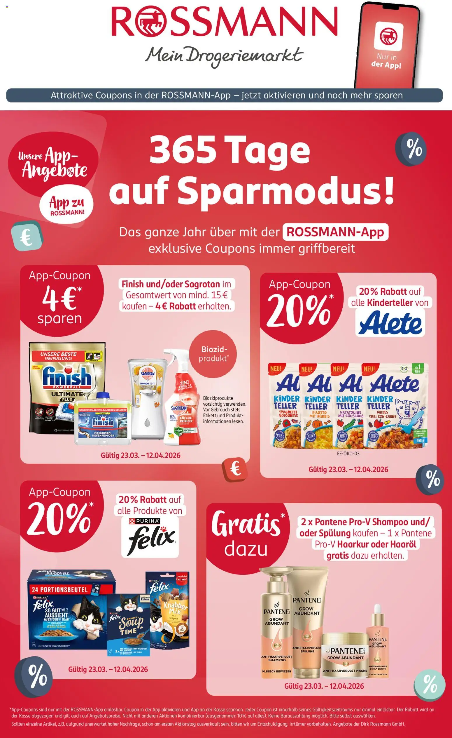 Rossmann Prospekt 	 – gültig ab 06.04.2026 | Seite: 1 | Produkte: Thunfisch, Shampoo, Haaröl, Kürbis