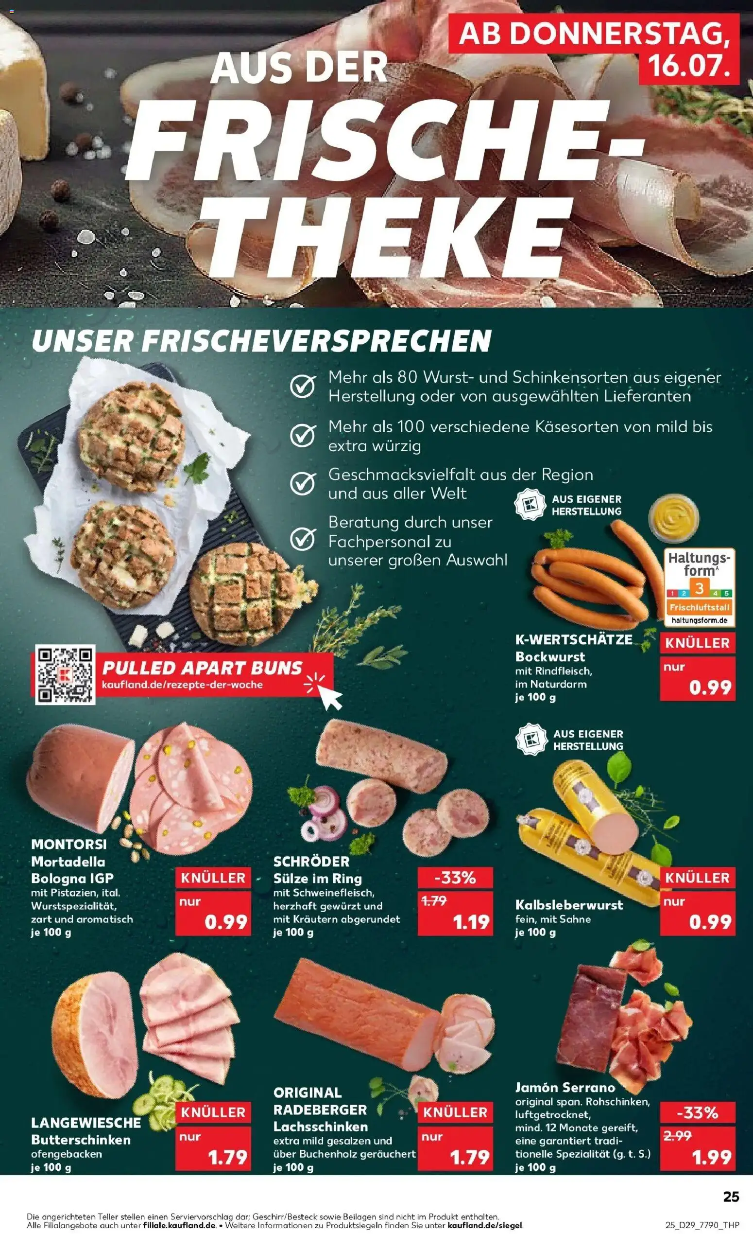 Kaufland Prospekt Eilenburg – gültig ab 13.07.2026 | Seite: 34 | Produkte: Bockwurst, Theke, Wurst, Sahne