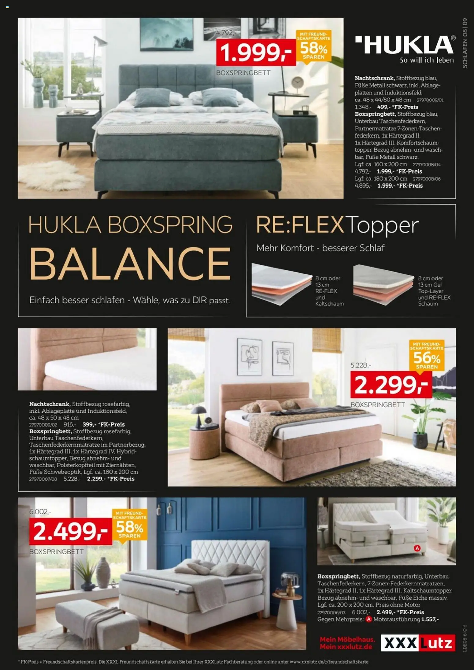 XXXLutz Boxspringbetten Spezial – gültig ab 15.08.2026 | Seite: 9 | Produkte: Boxspringbett