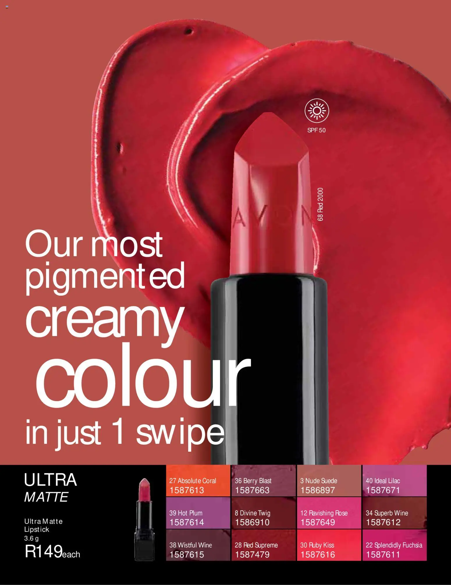 New Avon catalogue – valid from 01/09/2026 | Page: 4 | Products: Wine, Lipstick