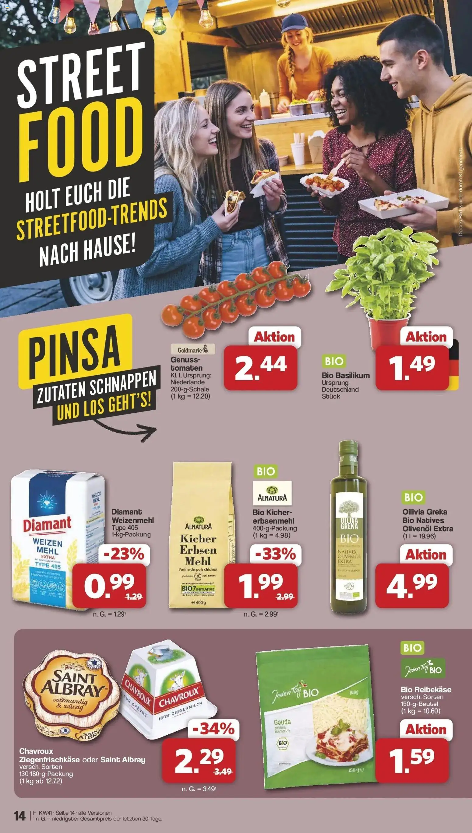 Famila Nordwest Aktueller Prospekt – gültig ab 05.10.2026 | Seite: 14 | Produkte: Öl, Olivenol, Tomaten, Erbsen